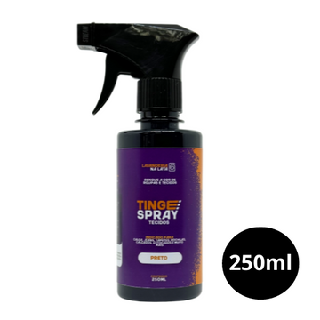 Tinta de Tecidos Roupas Estofados Carpetes - Tingespray Borrifador 250Ml